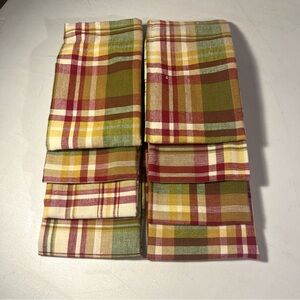 Plaid Table Napkins Set, 8 ct.